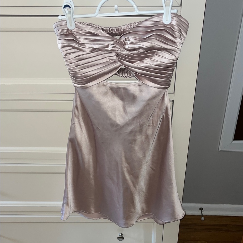 Princess Polly Strapless Blush Dress